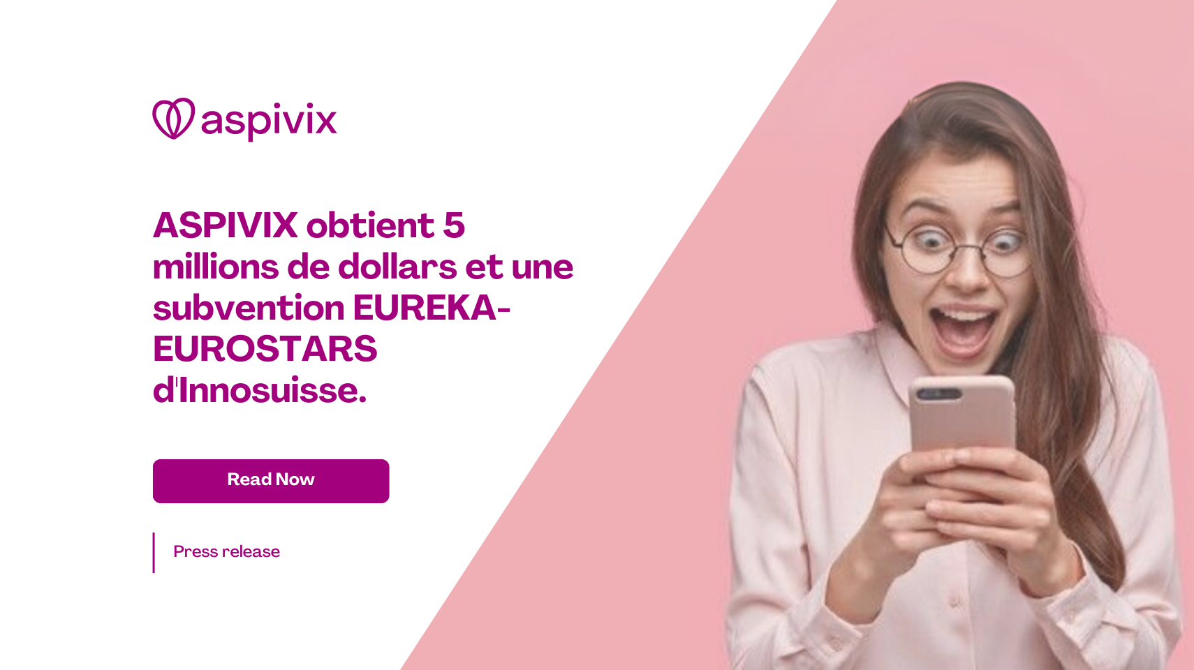 ASPIVIX secures $5M and EUREKA-EUROSTARS grant from Innosuisse