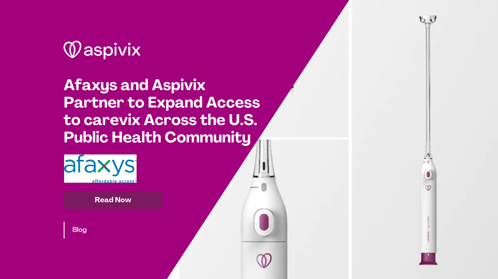 Blog post feature image announcing Afaxys and Aspivix Partner to Expand Access to carevix Across the U.S. Public Health Community