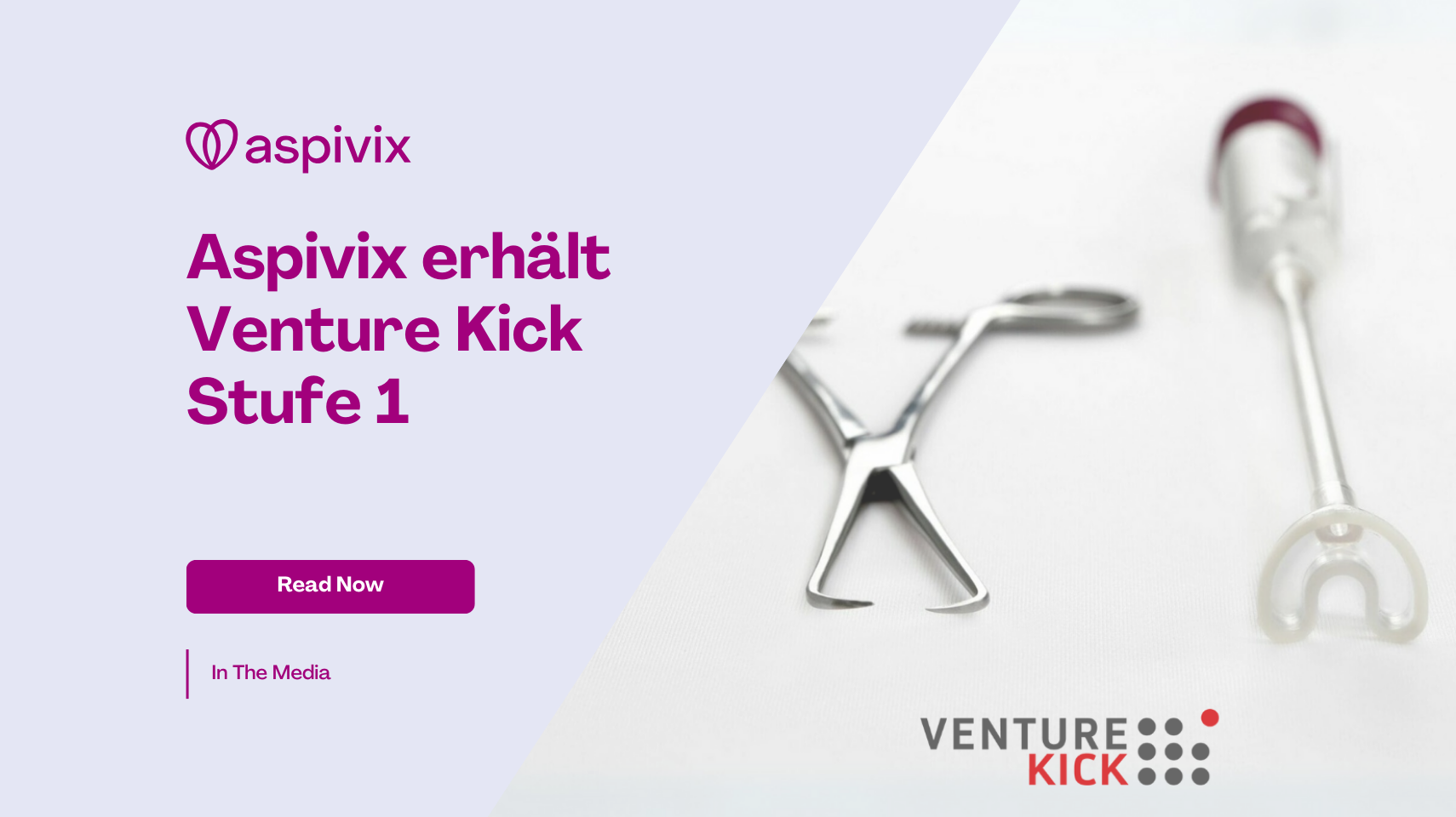 Aspivix Awarded Venture Kick Stage 1