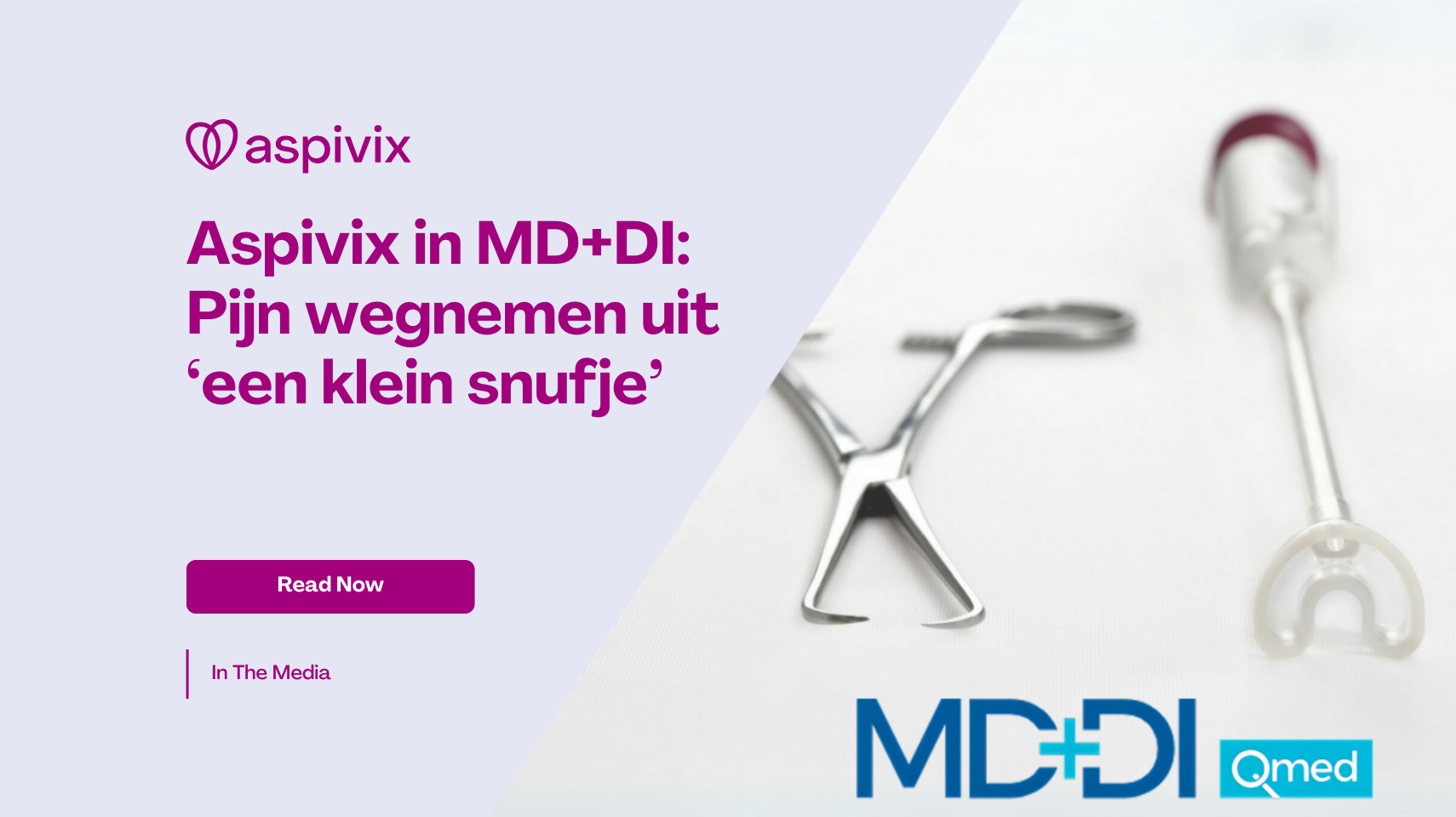 Aspivix Featured in MD+DI_ Removing Pain from ‘Just a Little Pinch’