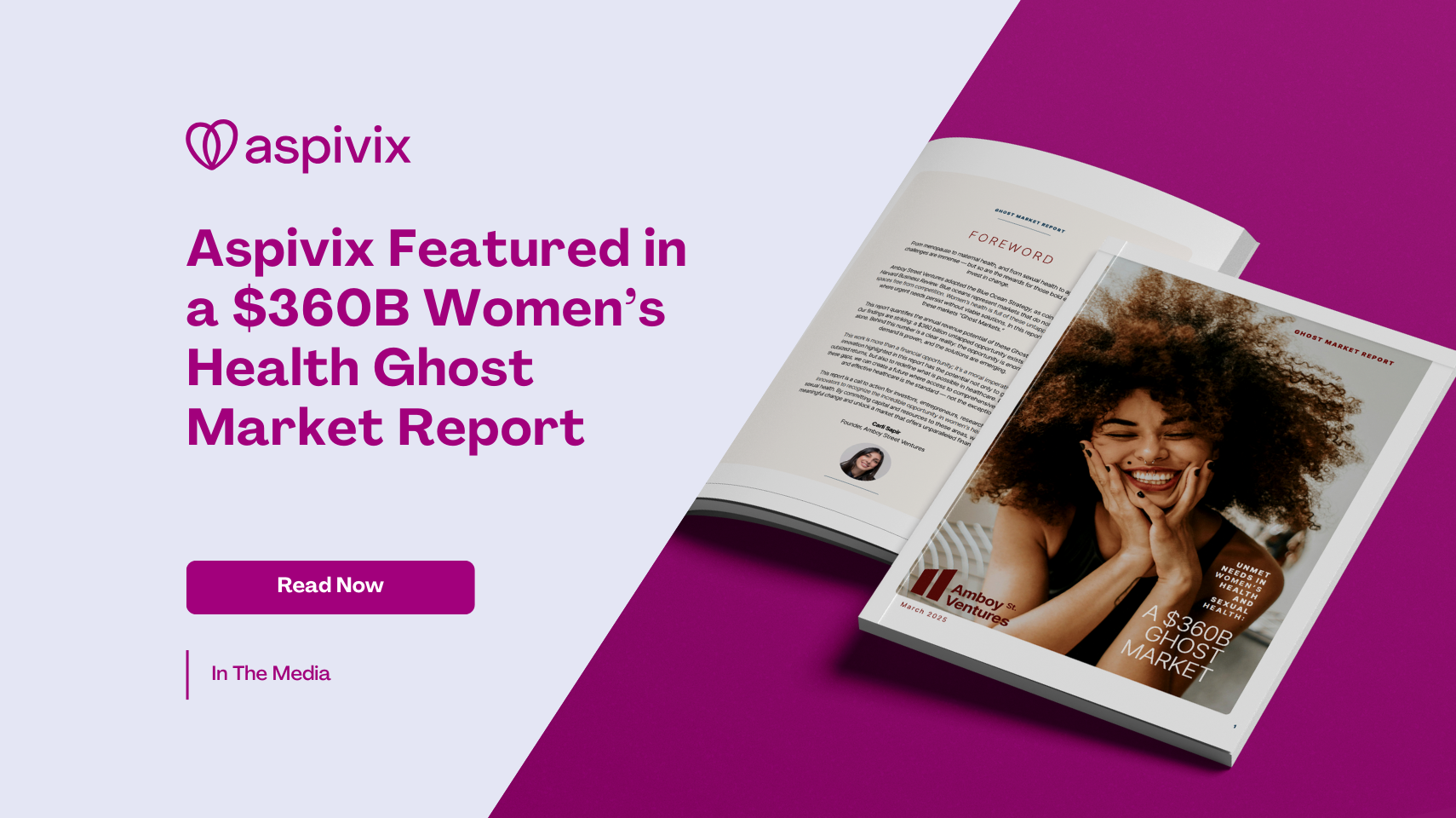 Aspivix Featured in a $360B Women’s Health Ghost Market Report Aspivix Featured in a $360B Women’s Health Ghost Market Report