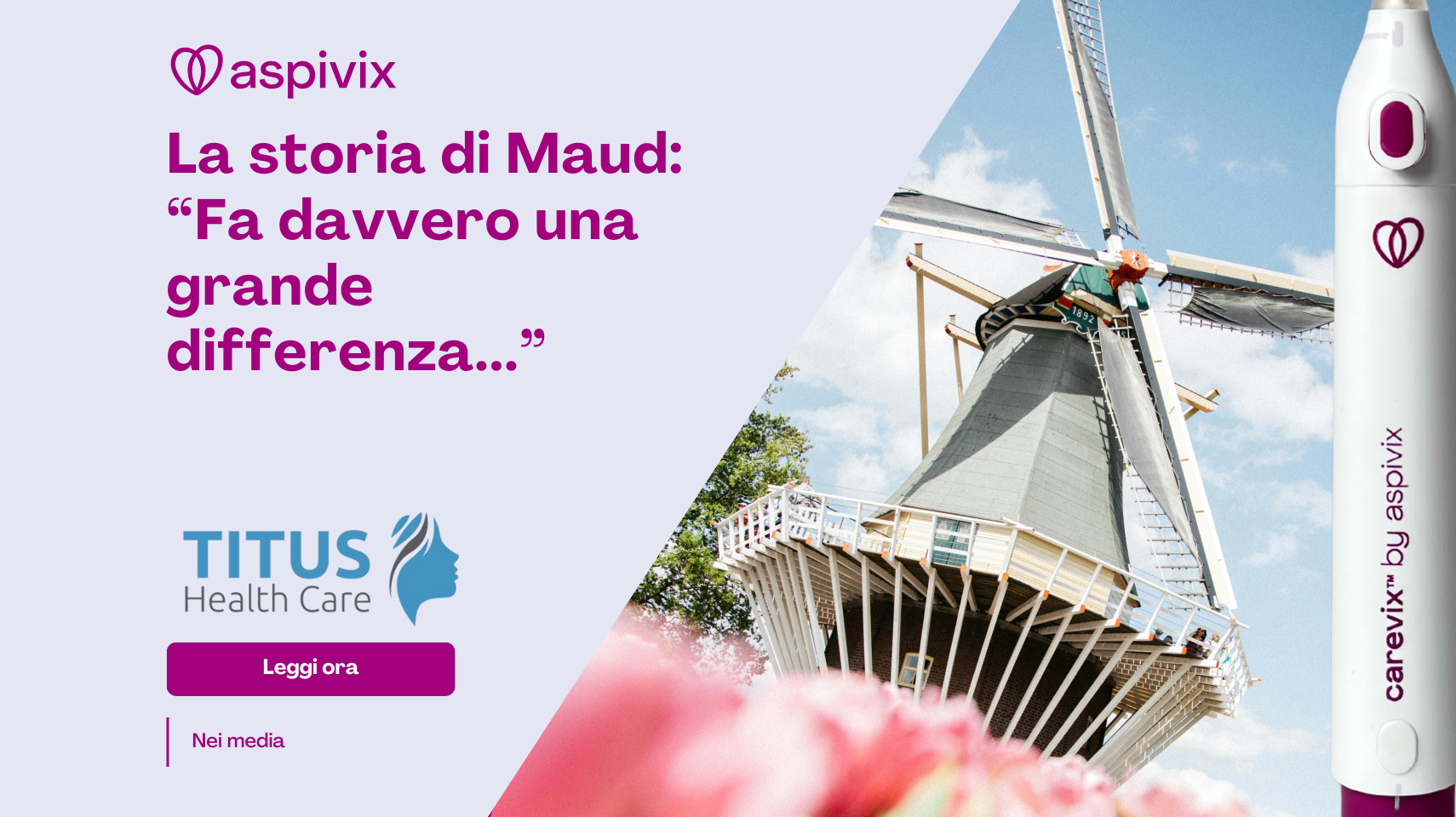 La storia di Maud: “Fa davvero una grande differenza...”