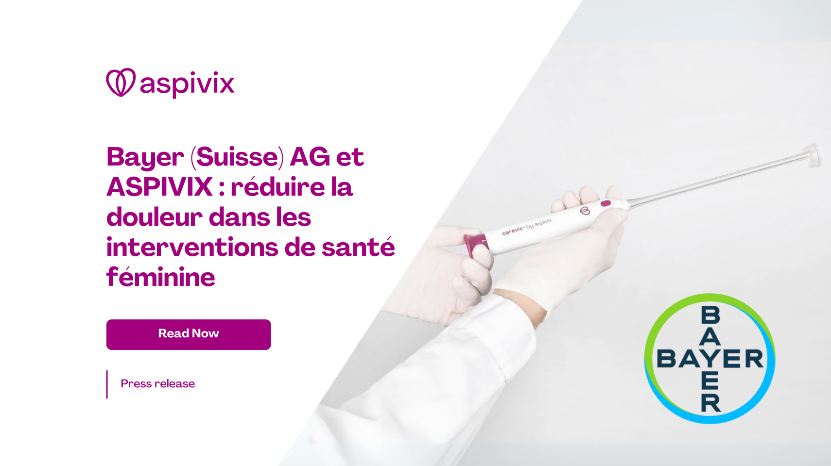 Bayer (Schweiz) AG and ASPIVIX_ Reducing Pain in Women's Health Procedures