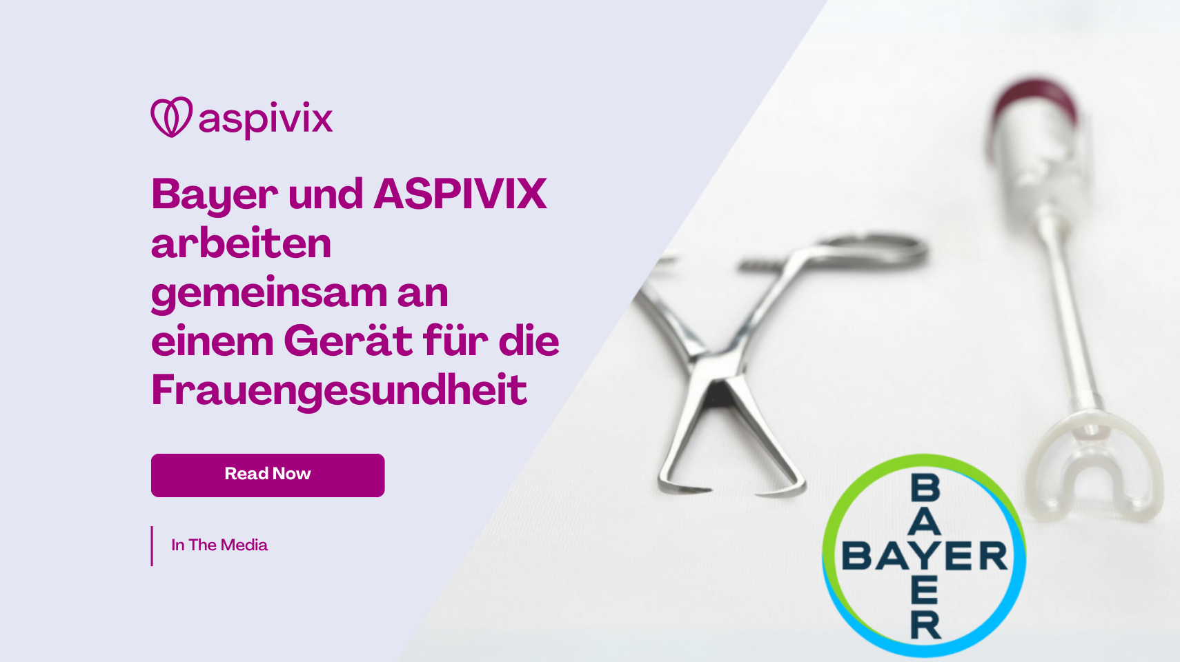 Bayer and ASPIVIX collaborate on women’s health device Bayer and ASPIVIX collaborate on women’s health device