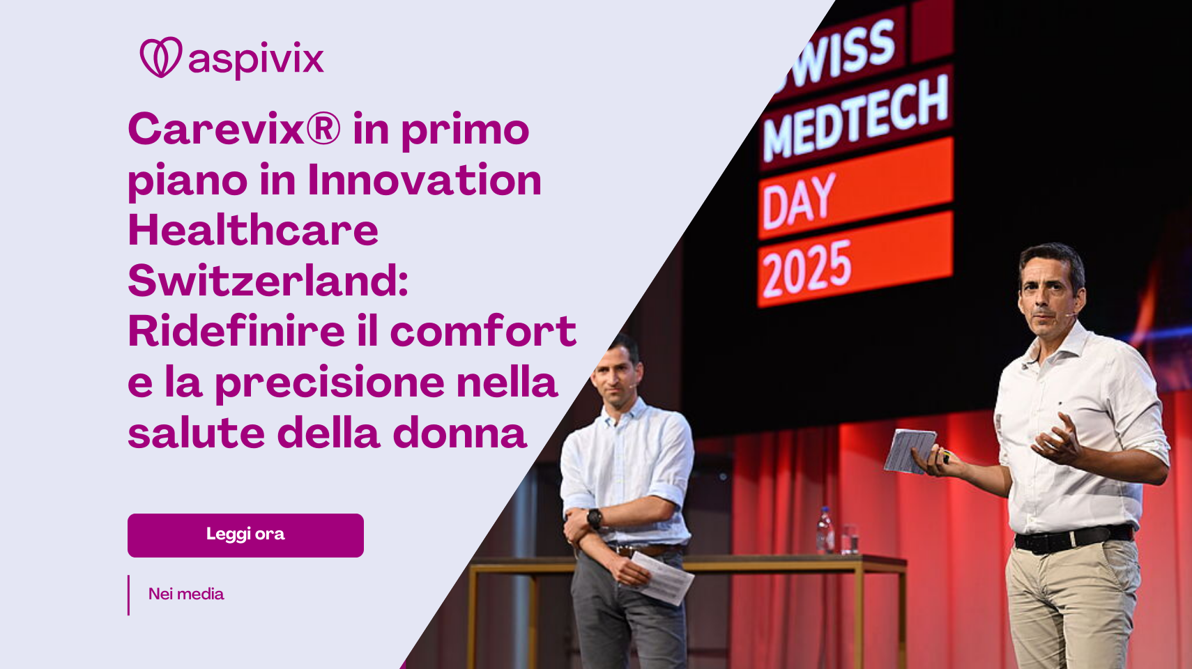 Carevix® in primo piano in Innovation Healthcare Switzerland