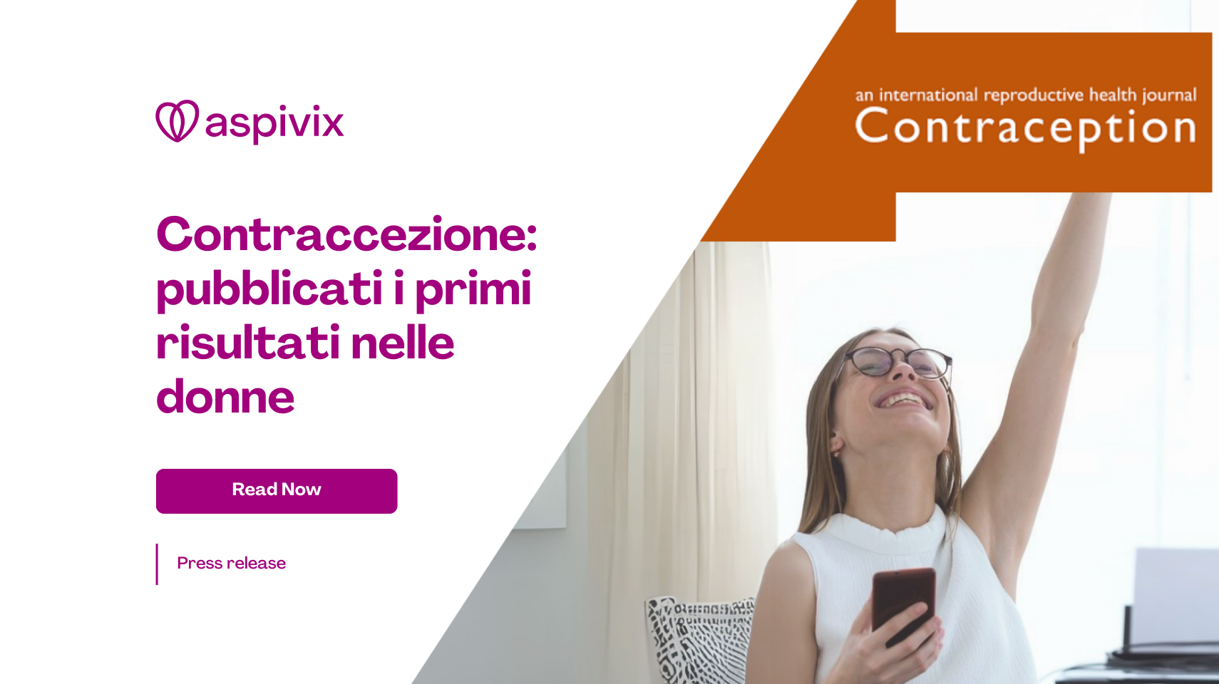 Contraception Published First-in-Women Results Contraception Published First-in-Women Results