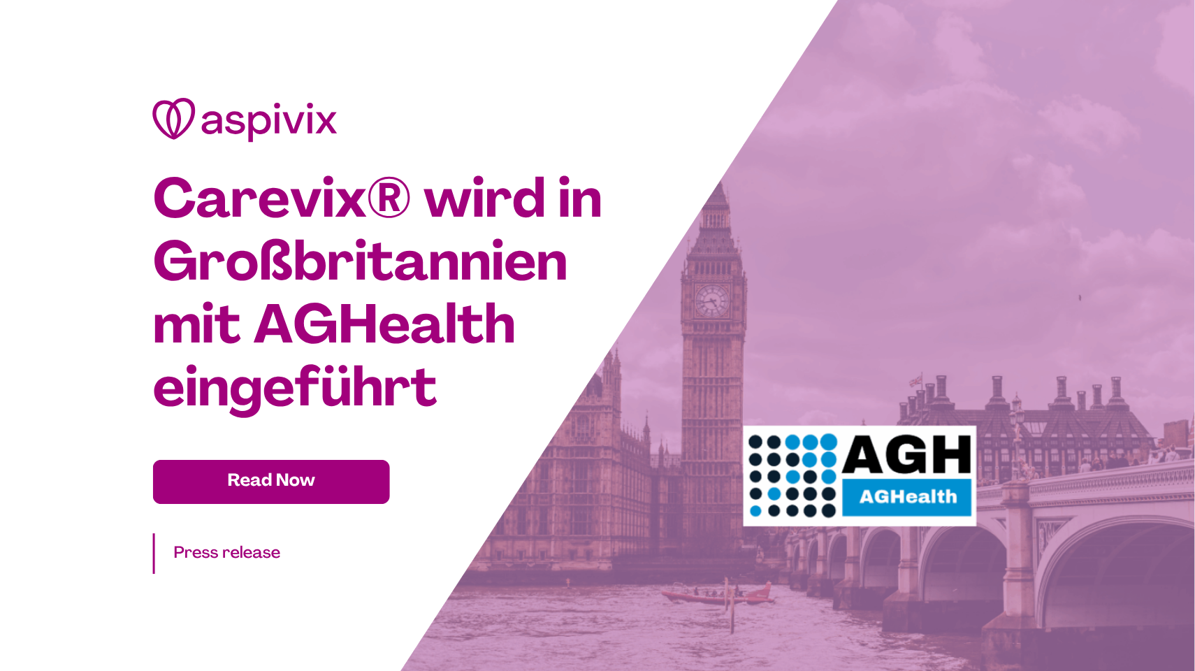 DEUTSCH Carevix® Launches in the UK with AGHealth