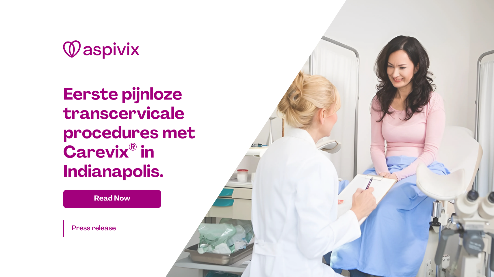 DEUTSCH First Painless transcervical procedures with Carevix™ in Indianapolis.