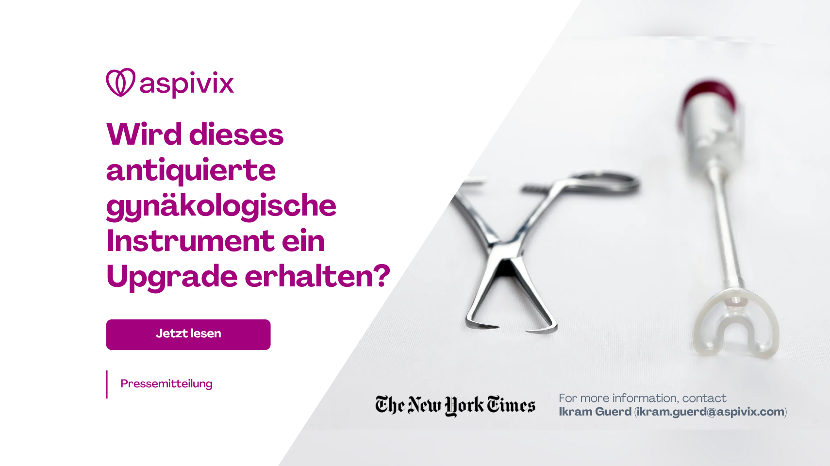 DEUTSCH Will This Antiquated Gynecological Tool Get an Upgrade