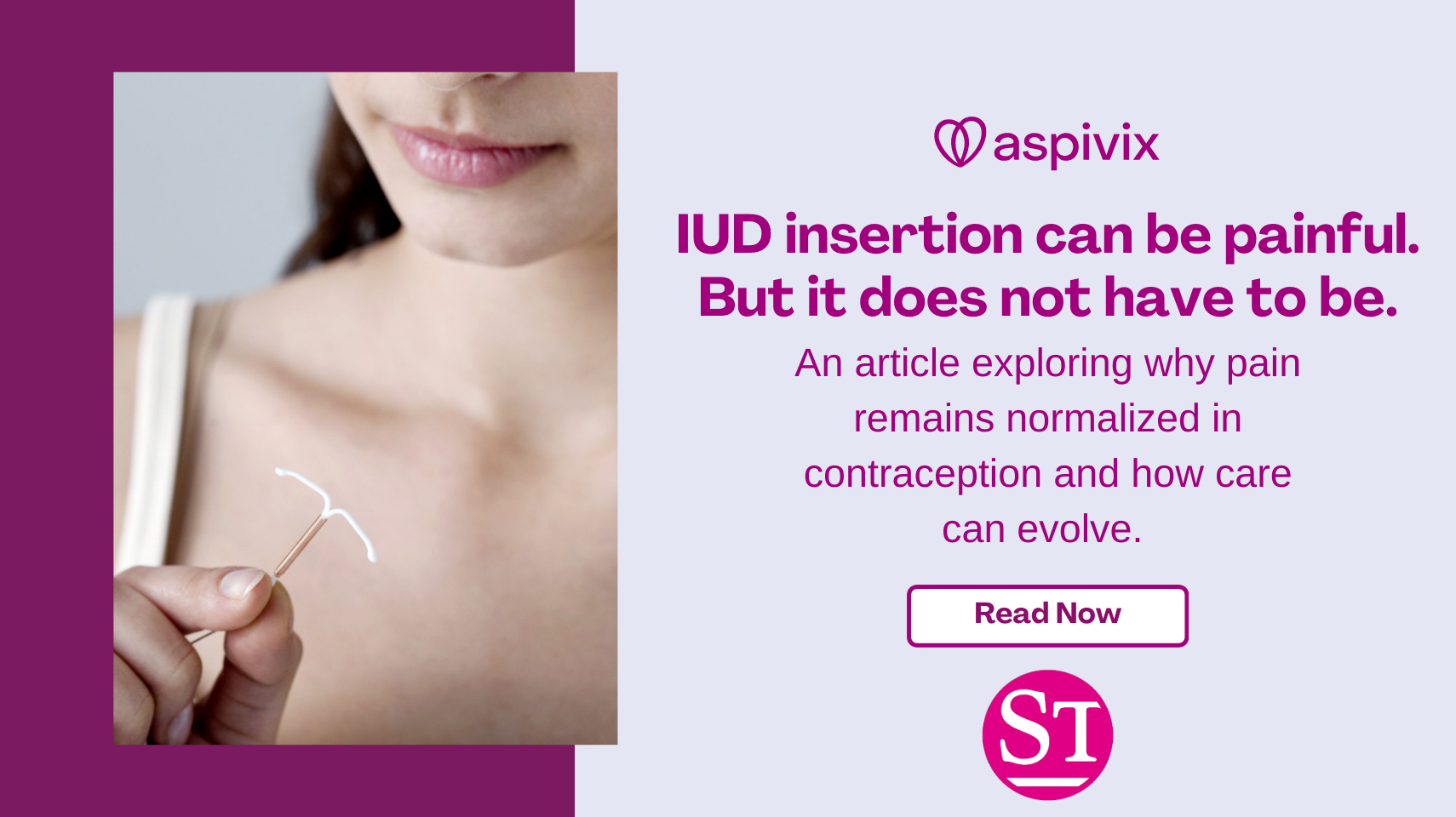 Does contraception have to be this painful? - An article