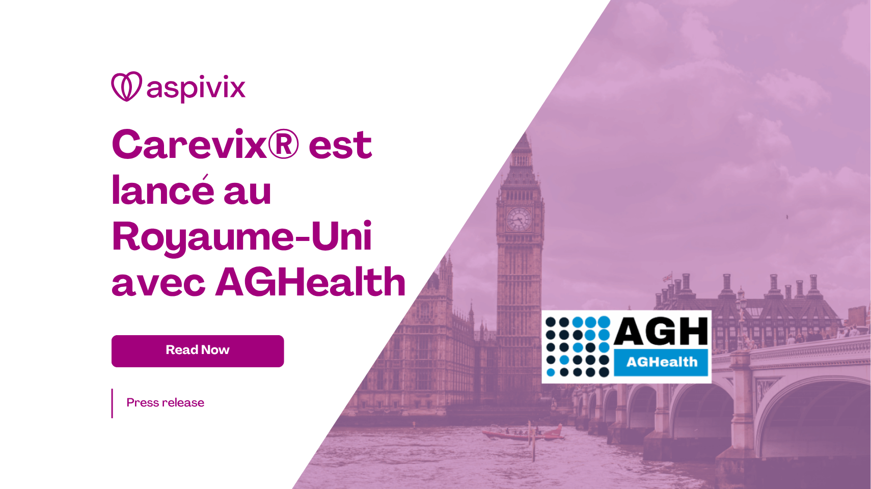FRENCH Carevix® Launches in the UK with AGHealth