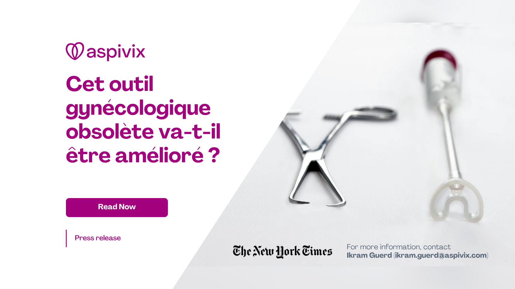 FRENCH Will This Antiquated Gynecological Tool Get an Upgrade