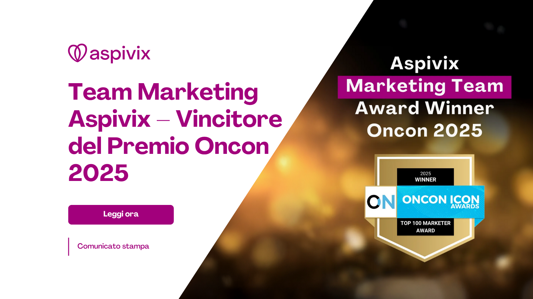 ITALIAN Aspivix Marketing Team Award Winner Oncon 2025