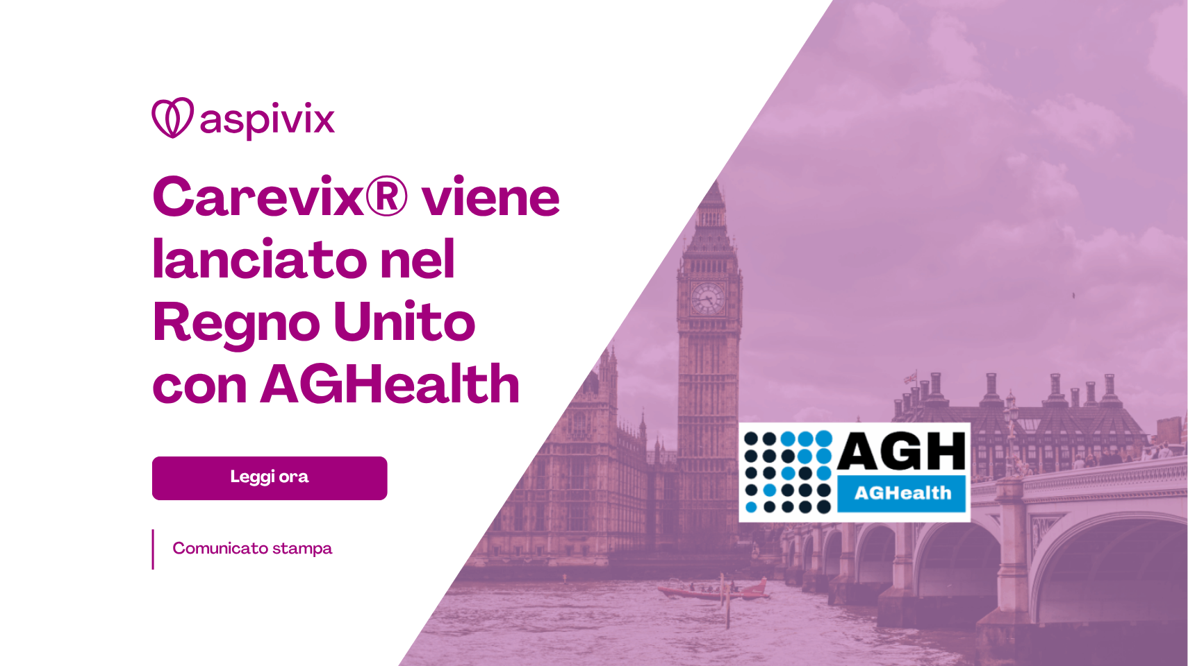 ITALIAN Carevix® Launches in the UK with AGHealth