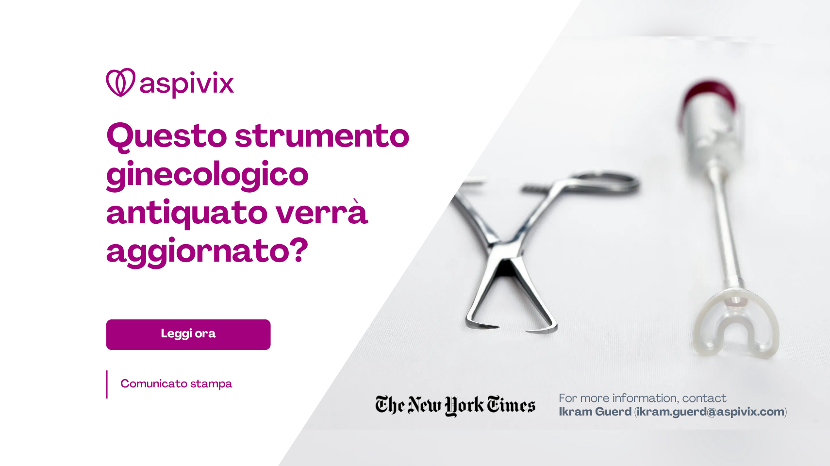 ITALIAN Will This Antiquated Gynecological Tool Get an Upgrade