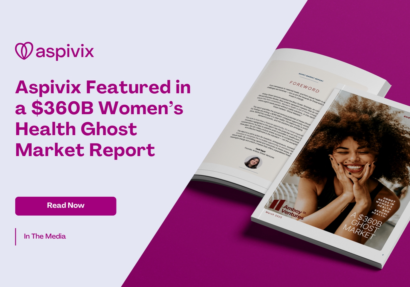 Aspivix Featured in a $360B Women’s Health Ghost Market Report