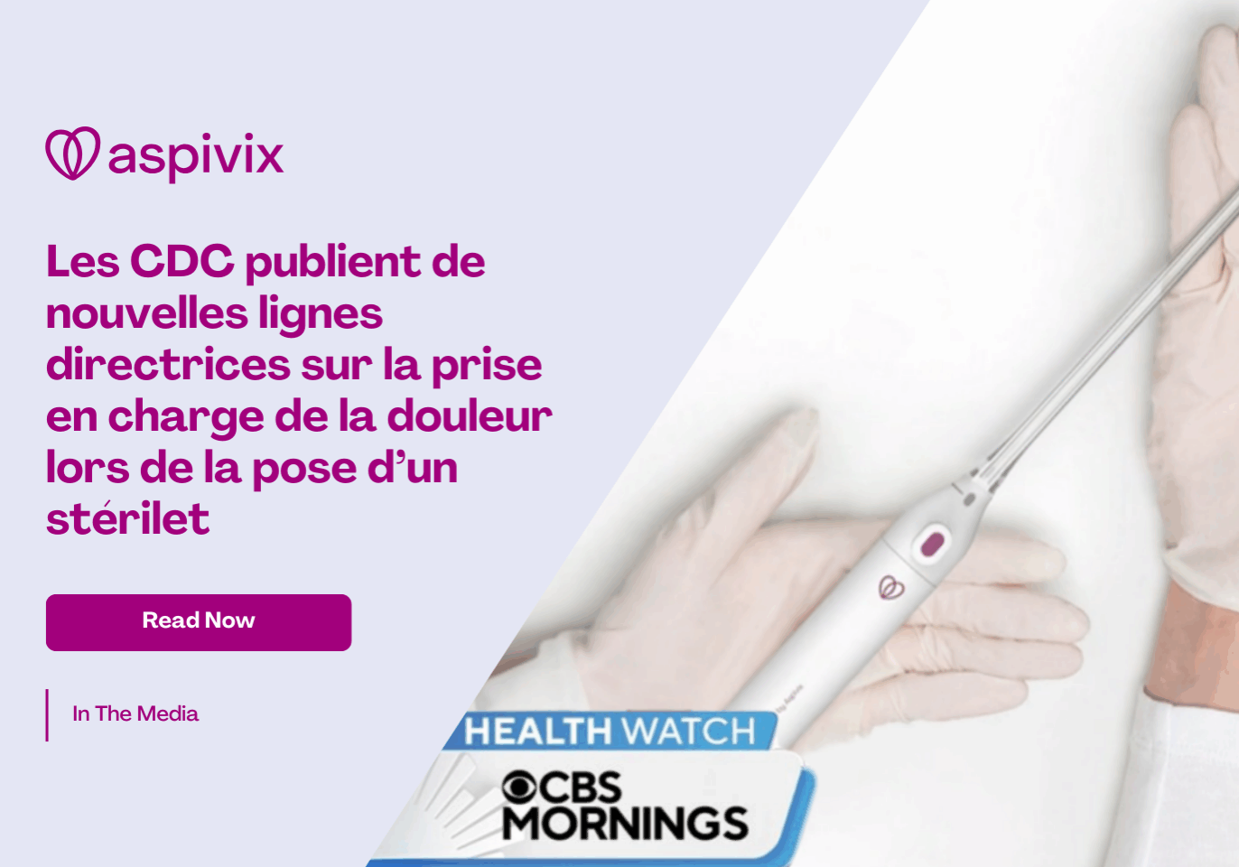 CDC issues new guidelines on pain management for IUD procedures
