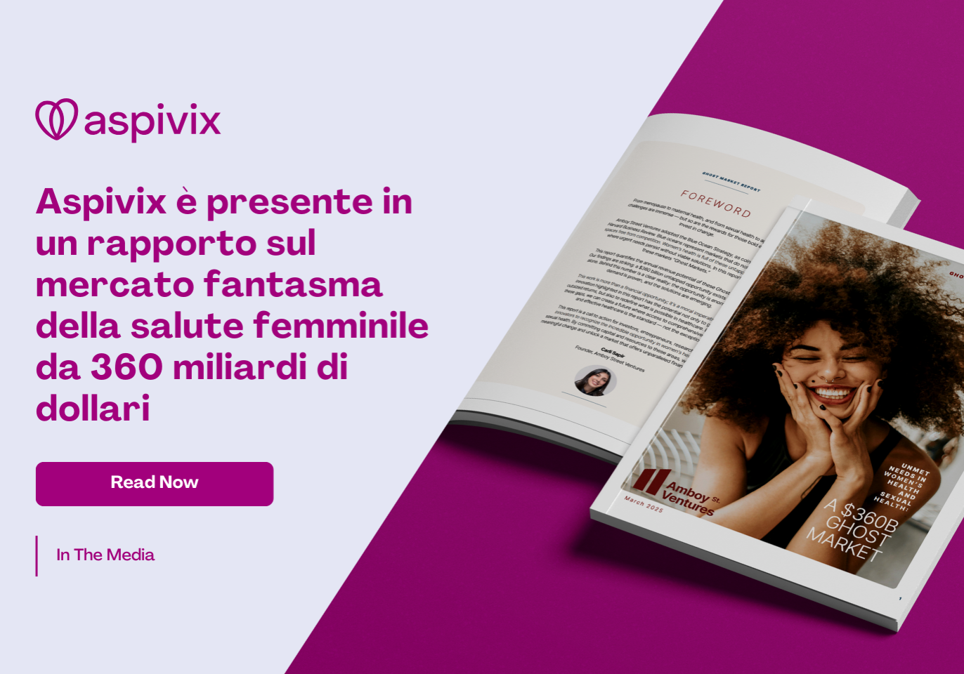 ITALIAN Aspivix Featured in a $360B Women’s Health Ghost Market Report